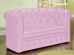 Divanetto 2 posti con braccioli, design totò piccinni; Divano Per Bambini Chesterfield In Similpelle Tiana Rosa
