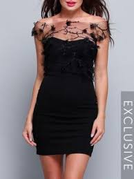 Fashionmia Strapless Cocktail Dresses Fashionmia Com Off Shoulder Cocktail Dress Mesh Cocktail Dress Little Black Cocktail Dress