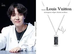 #louisvuitton is pleased to welcome @bts_bighit member #jhope as new house ambassador. Beyond The Style Alex On Twitter J Hope Bts 180408 Jhope ì œì´í™‰ ë°©íƒ„ì†Œë…„ë‹¨ Louis Vuitton Monogram Eclipse Charms Necklace Approx 515 Usd From Hopeyes218 Https T Co Knpvjiiwv3