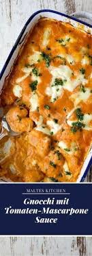 Gnocchi Mit Tomaten Mascarpone Sauce Rezept Rezepte Gnocchi Lecker