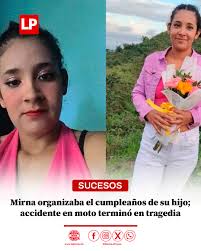 😢Mirna Espinal estaba emocionada por el cumpleaños del menor de sus dos  hijos; ahora ella está muerta y su esposo está con lesiones graves tras  chocar con camión.  https://www.laprensa.hn/fotogalerias/sucesos/mirna-organizaba-cumpleanos-hijo-accidente  ...