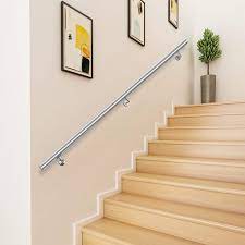 Maybe you would like to learn more about one of these? Buy Happybuy 3 Feet Stair Handrail Stainless Steel Wall Stair Rail Indoor Stairway Railing Straight Grab Wall Bars Rails 1 97 Tube Diameter Interior Stair Hand Rail Online In Vietnam B084lzhr5g