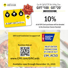 We did not find results for: American Cancer Society California Looking For A Gift That Gives Back If You Are California Pizza Kitchen Lover Or Know Just The Person Use The Promo Code 194 Acso And 10 Of