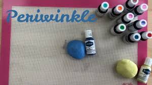 Read on to learn how to blend colors for that perfect brown and how to use common edibles like. Americolor Gel Coloring Periwinkle Youtube