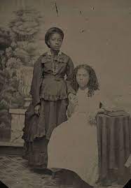 Two Women New York 1890s Vintage Black Glamour African American Fashion African American History