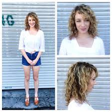Bangs with medium hair medium hair styles curly hair styles bangs updo bangs sideswept hair bangs hairstyles for round faces hairstyles how to style side swept bangs like 30 of the chicest celebrities | i am bangs, bangs for round face, sideswept bangs, bangs sideswept, bangs. Shoulder Length Curly Bob With Side Swept Bangs And Balayage The Latest Hairstyles For Men And Women 2020 Hairstyleology