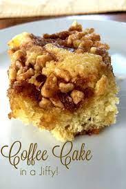 Coffee Cake In A Jiffy Jiffy Mix Coffee Cake Recipe Coffee Cake Jiffy Coffee Cake Recipe