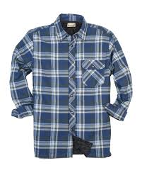 Backpacker Bp7002t Mens Tall Flannel Shirt Jacket With Quilt Lining