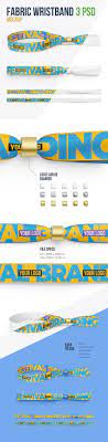 Download Fabric Wristband Mockup 350x15mm In Apparel Mockups On Yellow Images Creative Store