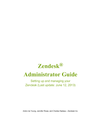 –access to the support activity that zendesk customers can download the new application from amazon's appstore for android for free. Zendesk Administrator Guide Manualzz