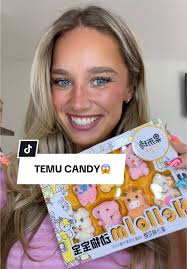 Reviewing candy from Temu!! Why was this actually so good😱🤣🤩🫢 #candy  #candyreview #candytok #temu #tastetest