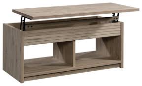 Sauder 414444 carson forge lift top coffee table, l: Sauder Harvey Park Engineered Wood And Metal Lift Top Coffee Table Grand Walnut Transitional Coffee Tables By Homesquare Houzz