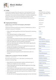 Private Tutor Resume Louiesportsmouth Com Data Analyst Resume Examples Resume Template