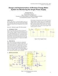 Or how to wire a single phase kwh energy meter. Pdf Design And Implementation Of Wireless Energy Meter System For Monitoring The Single Phase Supply
