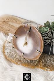 Oversized clocks, farmhouse clocks, calendar clocks, chime clocks and more. 610 Mod North Co Agate Clocks Ideas In 2021 Handmade Modern Modern Boho Agate Decor