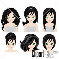 Clipart Hairstyles Cartoon Hair Curly Girl Hairstyles Hair Vector