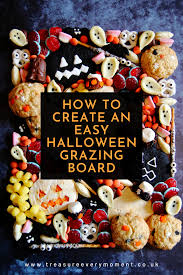 It's a large tray or board that is loaded with small bites. How To Create An Easy Halloween Grazing Board Treasure Every Moment