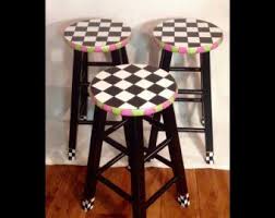Black And White Checkered Bar Stools Pin On Restaurar Muebles