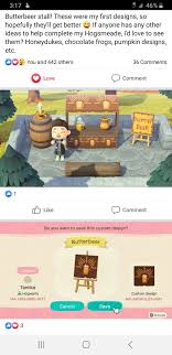 Butterbeer Stand In 2020 Animal Crossing Cafe Animal Crossing Wild World New Animal Crossing