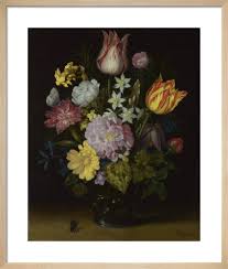 Maybe you would like to learn more about one of these? Flowers In A Glass Vase Art Print By Ambrosius Bosschaert The Elder King Mcgaw