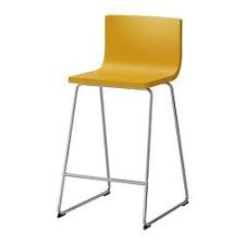 Bernhard Bar Stool With Backrest Chrome Plated Kavat Dark Yellow Ikea Ikea Bar Ikea Barstools Bar Stools