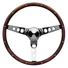 Grant 3 Spoke Classic Wood Style Steering Wheel With Walnut Hardwood Grip Ford F 350 1986 Classic Wood Style Steering Wheel Steering Wheel Wheel Grant Wood