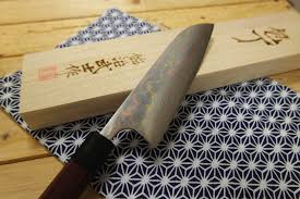 Couteau Japonais Kasumi Rainbow Couteau Japon Damas