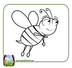 Dibujos de abejas para colorear y pintar. 99 Dibujos De Abejas Abejas Para Colorear Con Flores Faciles