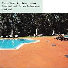 Einladender aufgang die aussentreppe aus steinzeugfliesen selbermachen de. Termuhlen Terracotta Impruneta Cotto Fliese Arrotato Rustico