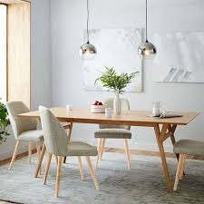 Mid Century Expandable Dining Table Walnut In 2020 Mid Century Dining Table Mid Century Dining Room Tables Minimalist Dining Room