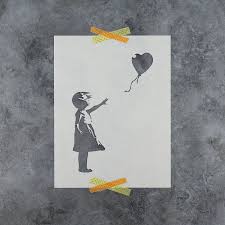 This time the elusive artist took his work to the subway system in new artwork from anonymous street artist, banksy, depicting a boy playing with a nurse superhero doll has been unveiled at a british hospital. Banksy Stencils On Resuable Mylar Graffiti Stencils Of Banksy Art Stencil Revolution