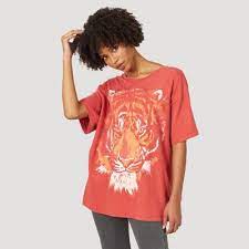 Women S Oversized Tiger Tee Women S Tops Wrangler