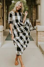 Maddie Buffalo Plaid Dress In 2020 Plaid Shirt Outfits Plaid Shirt Outfit Spring Buffalo Plaid Dress