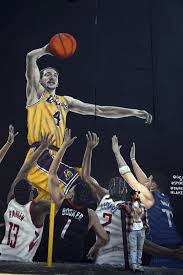 Los angeles lakers guard alex caruso brought the thunder on sunday night during game 2 of the western conference. Print Caruso Mural Purple Gold And Blue Collar The Unlikely Popularity Of The Undrafted Lakers Bench Player Gets A Legend Like Homage Artist Gustavo Zermeno Painted A Mural Of Alex Caruso Near Fairfax High Because He Admires The Lakers Guard