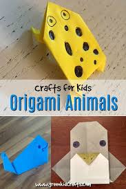 Easy Origami Endangered Animals Green Kid Crafts Animals For Kids Origami Animals Easy Origami Animals