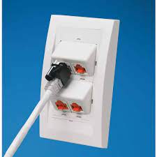 So from that point of view we quite like the idea of lockable ethernet. Panduit Rj45 Lock In Device Cableorganizer Com