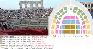 Verona Arena Seating Plan In 2019 Verona Opera Tickets