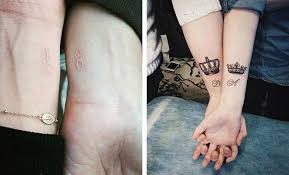 King and queen chess piece tattoo. 51 King And Queen Tattoos For Couples Stayglam