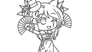 gacha life coloriage nouvelle grande collection imprimer gratuitement fond d ecran dessin dessins anime de fille chauve-souris imprimable
