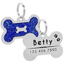 Our online shop allows you to search by dog size. Amazon Com Pet Artist Personalized Dog Tags Bling Glitter Bone Id Tag For Pets Medium Large Breed Dog Pet Supplie Dog Accessories Collar Dog Id Dog Id Tags
