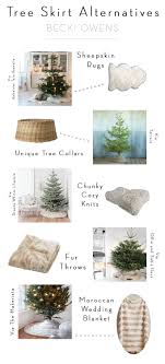 Black And White Christmas Tree Skirt 5 Tree Skirt Alternatives Becki Owens Tree Collar Christmas Traditional Christmas Tree Traditional Christmas Tree Skirts