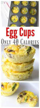 While i've been losing weight for my first bodybuilding show, i've been eating eggs every single morning for breakfast. Low Calorie Egg Cups No Calorie Foods Low Calorie Recipes Low Calorie Breakfast