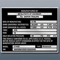 Homeowners should not attempt this step, and no one lacking proper electrical safety training should remove the electrical panel cover nor attempt to perform the tasks discussed in this class. Rating Plate Labels Mpc