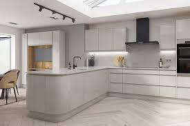 Oak bama and ivory bama. Luca Gloss Dove Grey Kitchens Buy Luca Gloss Dove Grey Kitchen Units At Trade Prices