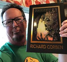 Richard Corben's Dimwood is new this week wherever you buy books! Get your  copy: https://bit.ly/41raddr This special edition collects the never before  published graphic novel, featuring bonus material, restorations from  long-time Corben
