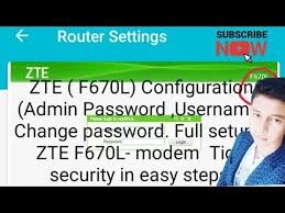 Zte zxhn f609 password doesn't work. In Hindi Configuration Zte F670l Router Change Password Username Security And All In 3 Min Youtube