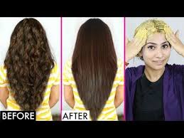 How To Straight Your Hair Naturally At Home Without Heat Glowpink Natural Hair Styles Straighten Hair Without Heat Straightening Natural Hair