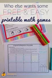 Maybe you would like to learn more about one of these? Who Else Wants Some Free Easy Printable Math Games Top Notch Teaching