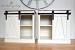 White Barn Door Coffee Table