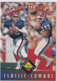 1994 Pro Line Live #393 Classic Combos Jim Kelly Andre Reed Buffalo Bills